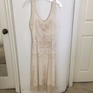 BCBG Ivory Midi Dress